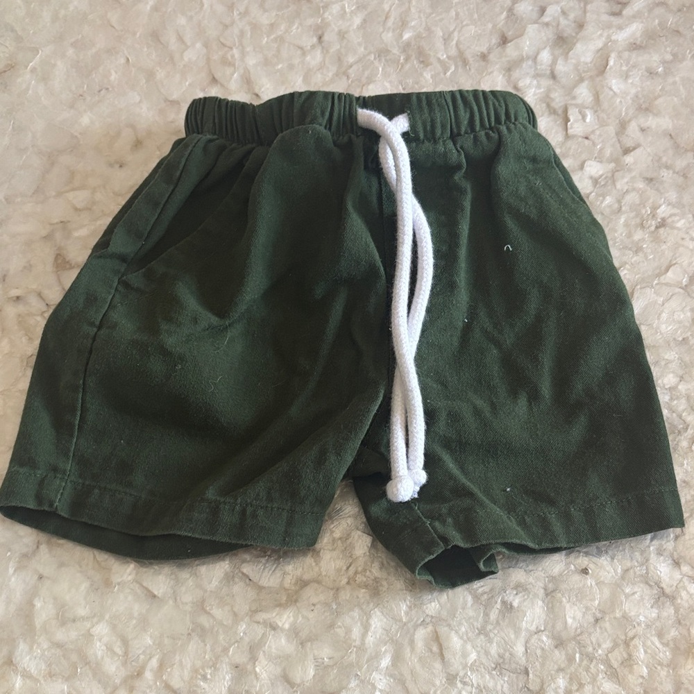 Kids Green Shorts